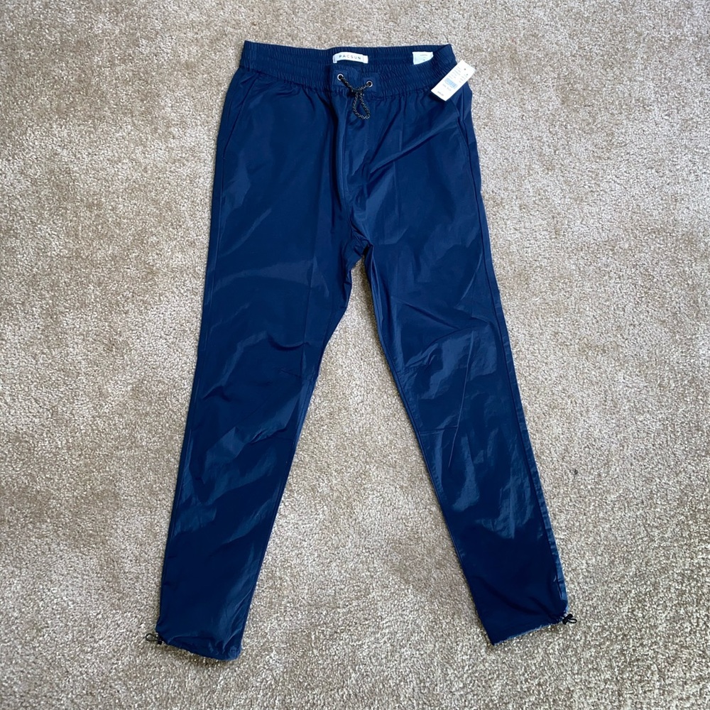PacSun Navy Nylon Slim Fit Jogger Pants Men’s sz S